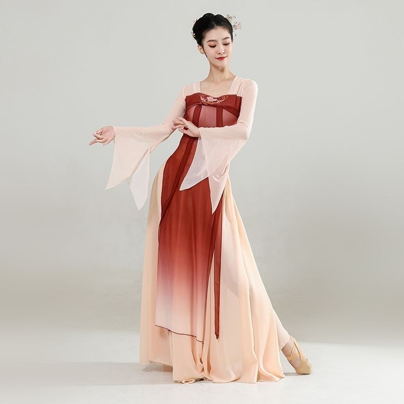 Chinese classical dance costume for women elegant performance attire