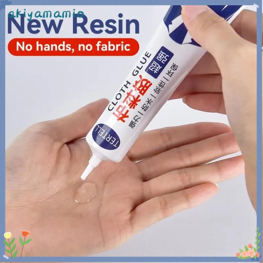 AKIYAMAMIO Fabric Sewing Glue, Corrosion Resistance High Viscosity Strength Clothing Repair Glue, Quick Dry Non Irritation Transparent Fabric Bonding Glue