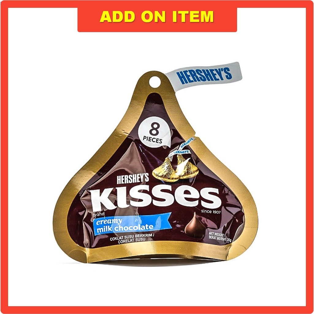 AdianaGift [FAST] [Add-On Gift Box] Hershey's Kisses 36g for Gift Box [24hour Ship]