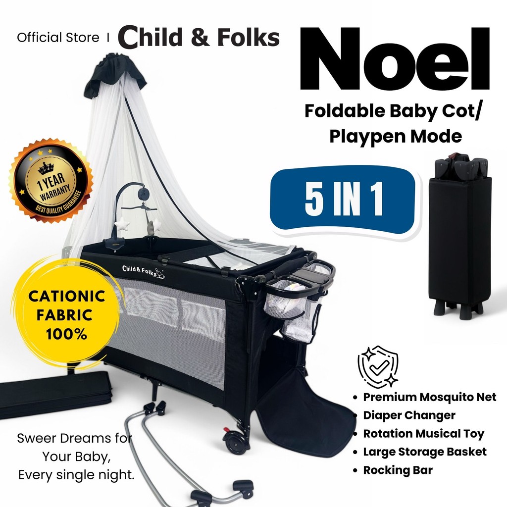 【Baby Cot】 Large Size Baby Cot Baby Side Crib Multifunctional Cradle Stitching Large Bed Foldable Cradle