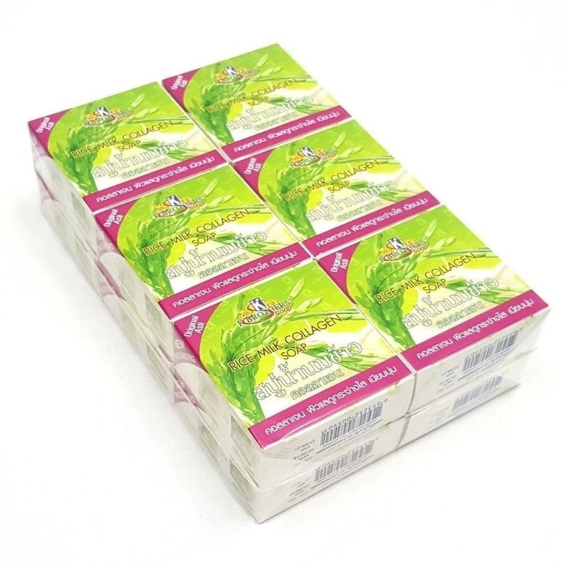 READY STOCK MALAYSIA  ORIGINAL Rice Milk Collagen Soap 1 pcs Best selling price