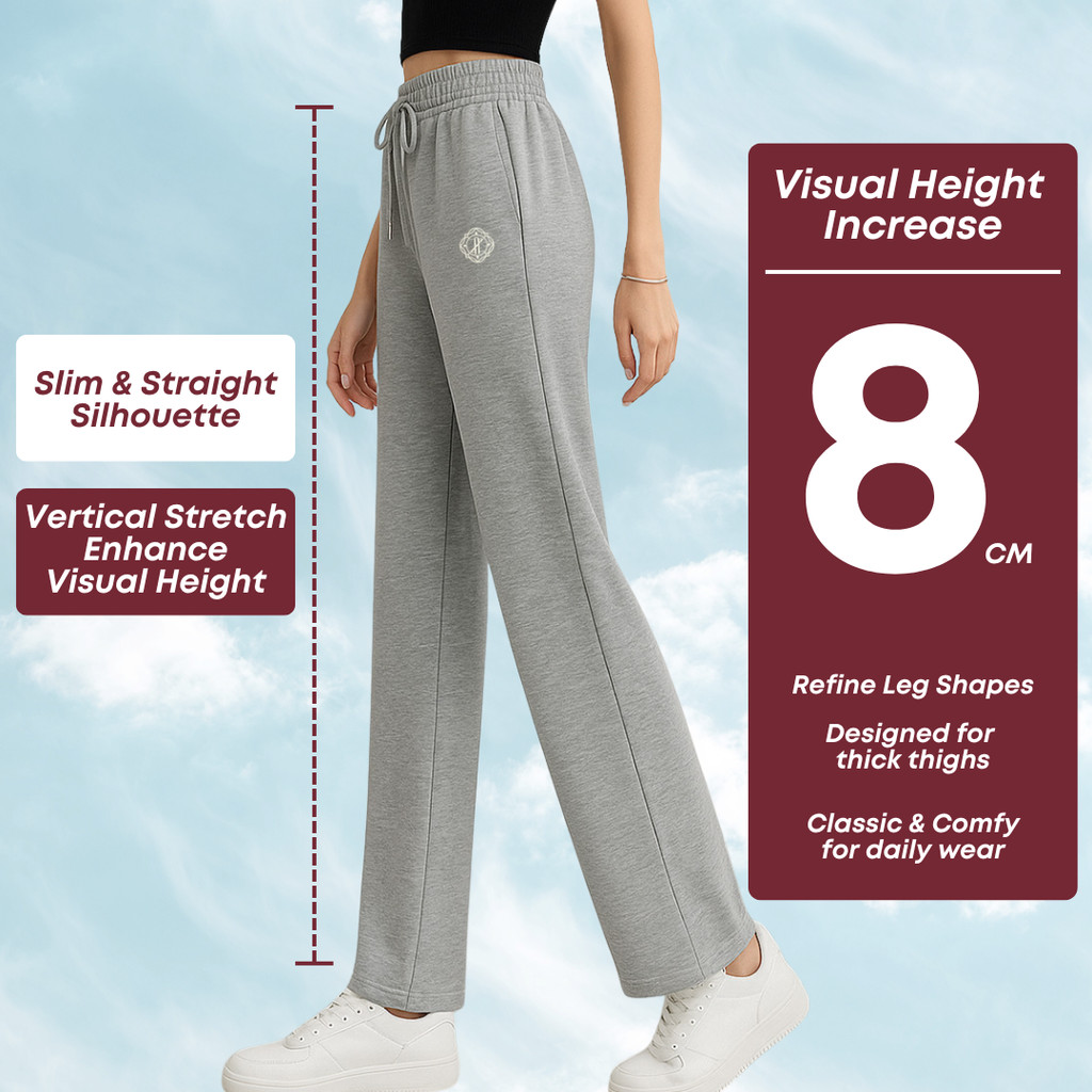 ZOE ARISAH Jerena Roscoe Sweat Pants Activewear Scuba Premium Sukan Wanita Muslimah Training Track Pant Sport ZOE ARISSA