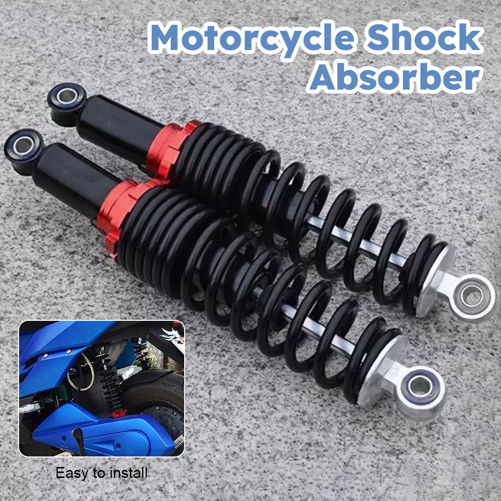 2pcs Motorcycle Rear Shock Absorber Adjustable Damping Easy Install Professional Use High Performance