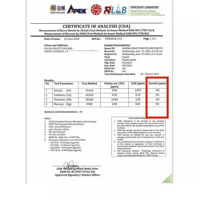 Premium Essential AMORA SPRAY NEW & KRIM PEMUTIH NANO | LIPMATTE Quality - Image 4