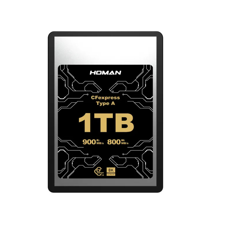 HOMAN CFEXPRESS CARD TYPE-A MEMORY CARD FOR FULL HD, 8K+ AND ROW VIDEO/PHOTO AND SUPERCRUISE -256GB 