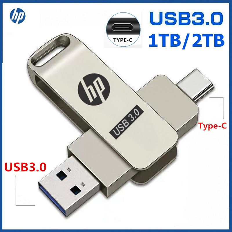 2TB 2in1 USB3.0 flash drive type c/Micro 1TB 512GB 256GB 128GB 64GB 32GB high-speed OTG USB flash drive, suitable for Android PC