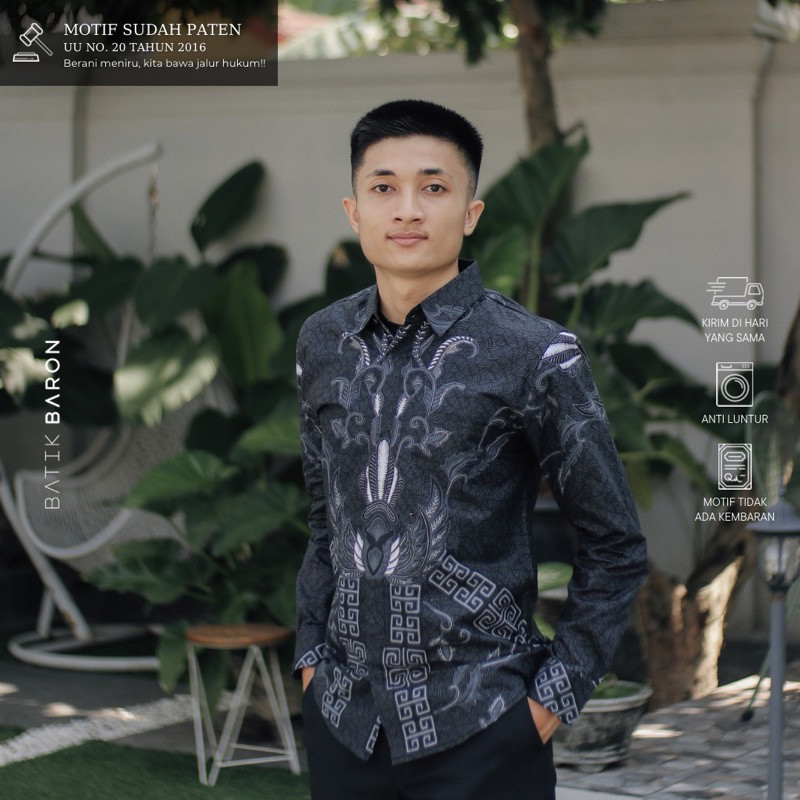 Must Durable Kemeja Batik Slimfit Full Furing Premium Katun Primisima Versatile Multi - Image 2