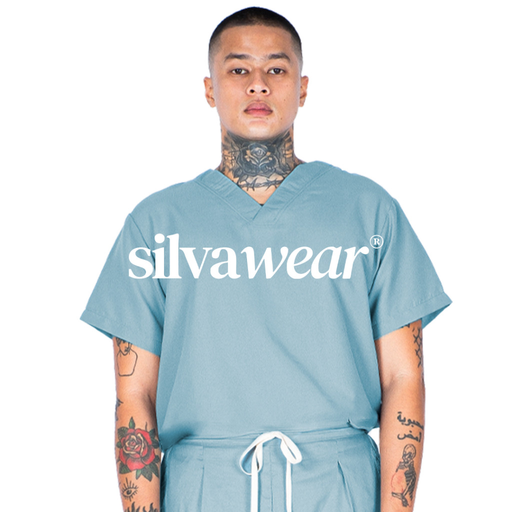 Doctor's Scrub/OKA OK Nurse/Doctor Short Sleeve I SILVAWEAR Clothes Only