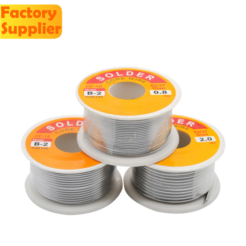 Versatile Purpose 100g 0.5MM 0.6MM 0.8MM 1.0MM 1.2MM 1.5MM 2.0MM Melt Rosin Core Solder Soldering Wire Durable - Image 2