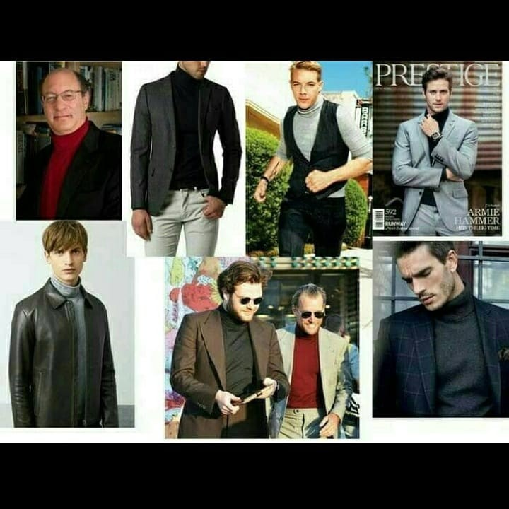 Turtleneck T-Shirt for Men and Women High Collar Long Sleeve Rib Premium Turtle Neck Men and Women