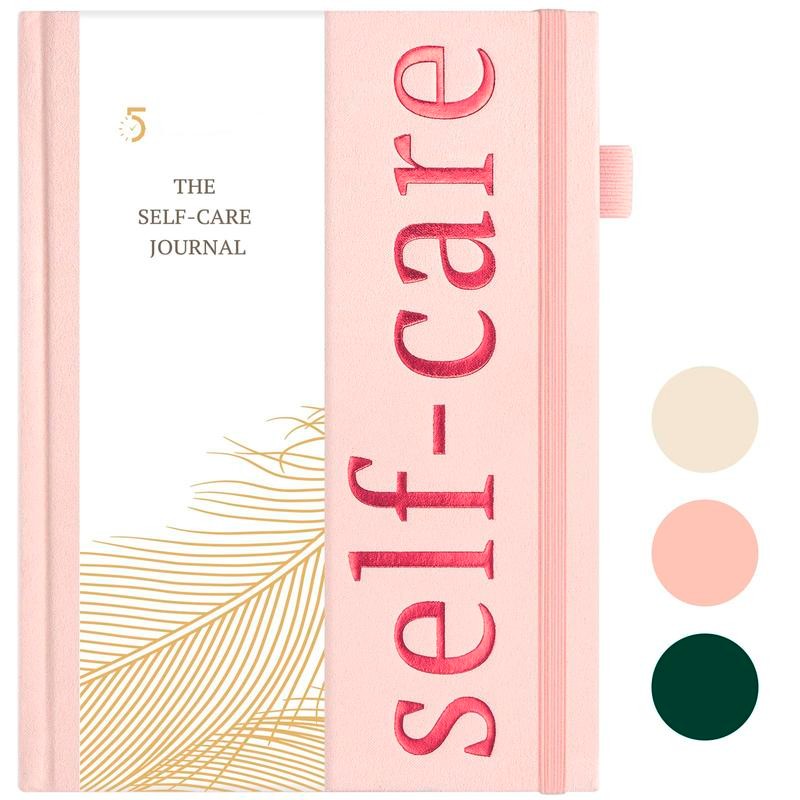 Self-Care Journal with Prompts – Daily Reflection Notebook – Mental Health Journal for More Positivity, & Guided Journal for Women, ADHD Planner with Mood Tracker, A5