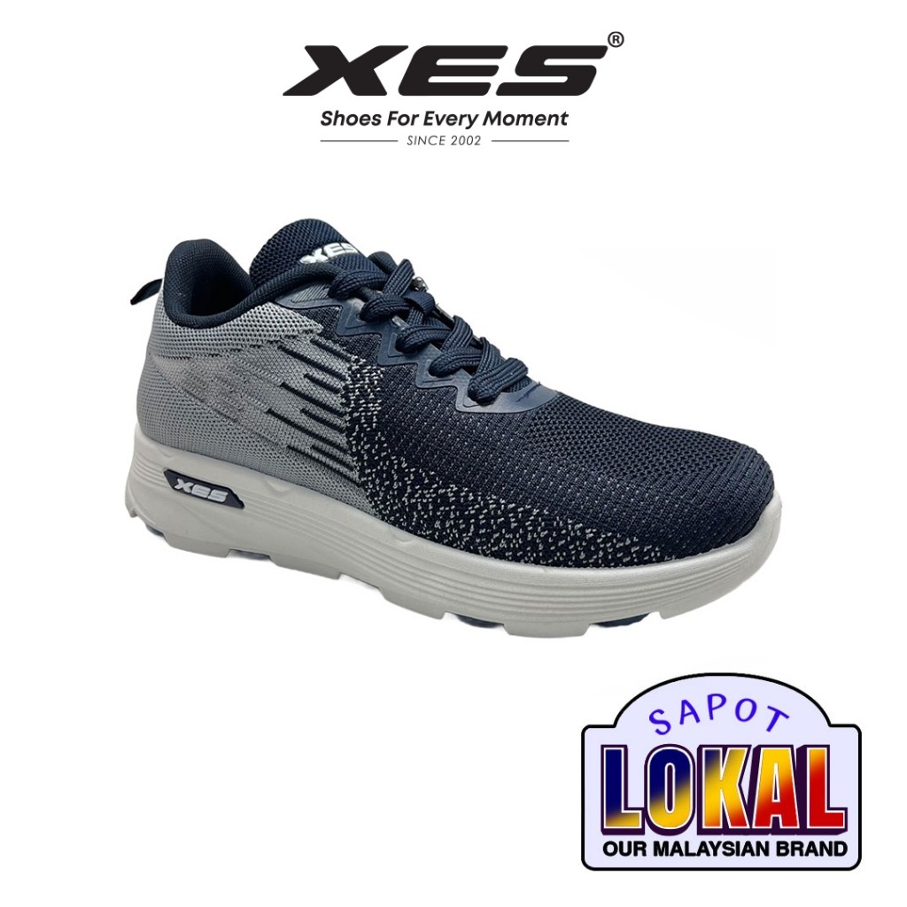 XES Men BSMCMX03 Running Sport Sneakers ( Black / Navy )