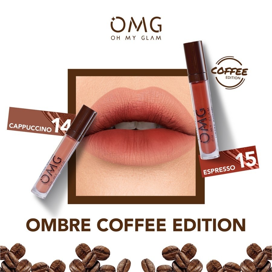Quality Premium OMG Ombre Lips PACKAGE | Coffee Edition Lipcream| Lipcream Lip Cream Must Essential - Image 4