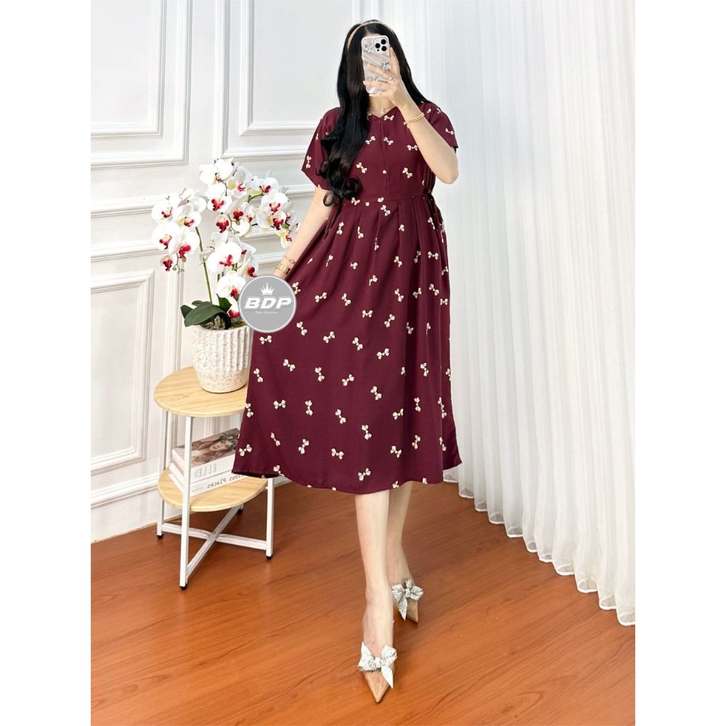 Reliable Durable Dianputri Daster Wanita Rayon Grade Busui Resleting Depan Baju Tidur Kekinian - Image 5