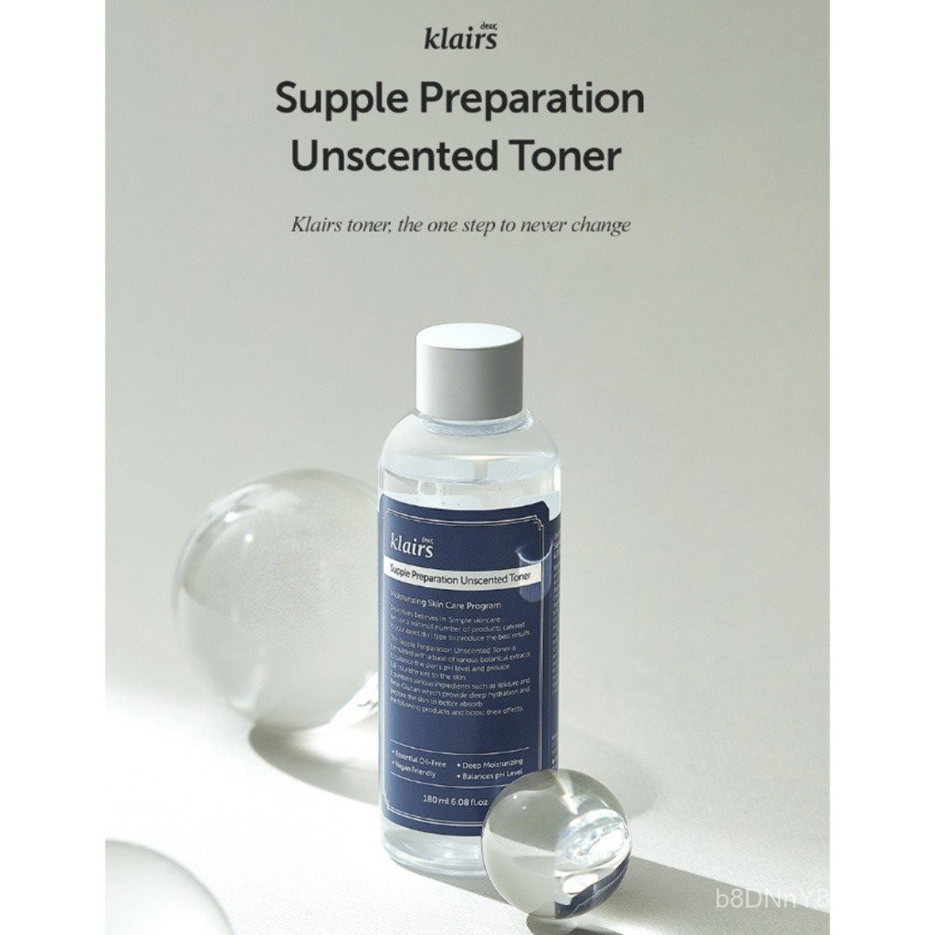 Klairs Supple Preparation Unscented Toner 30ml/180ml
