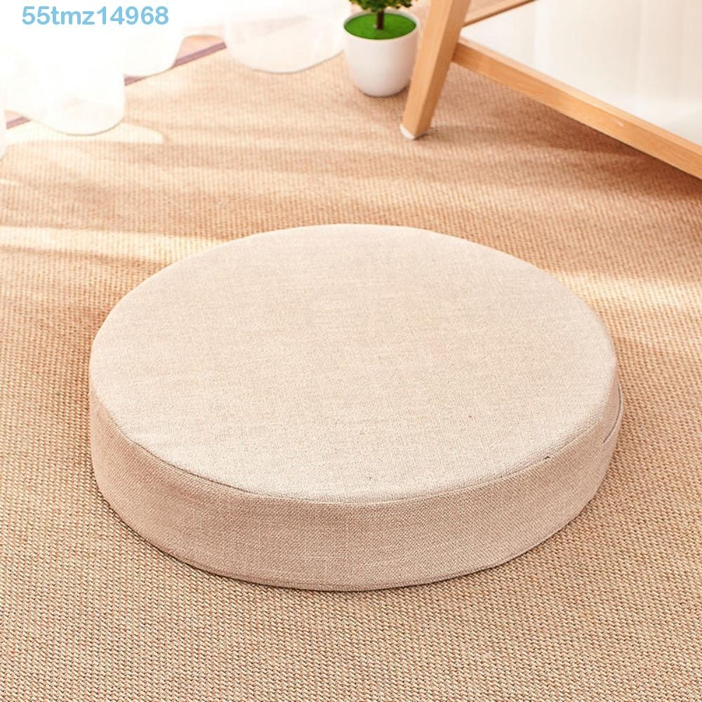 TMZ1 Floor Cushion Thicken Round Chair Pad Tatami Sofa Bed Balcony Seating Cushion