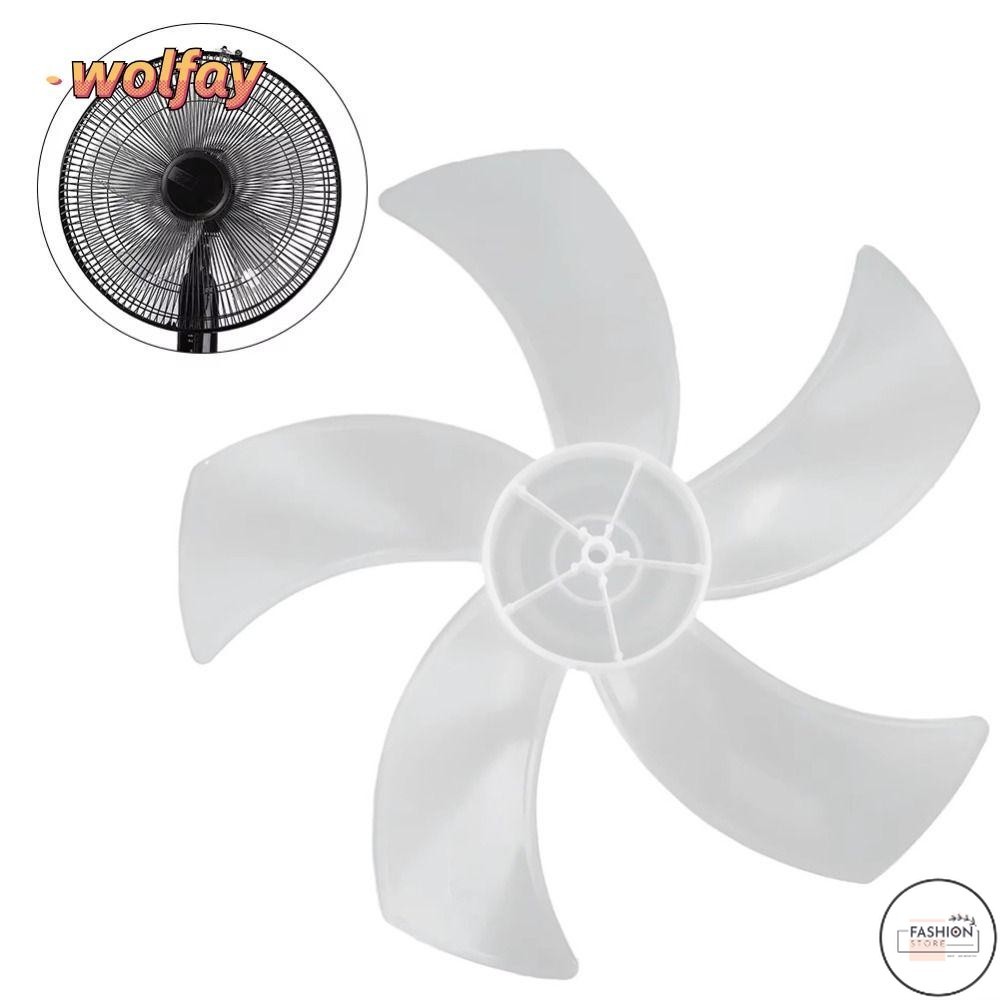 LF Five Blades Fan, 16 Inch Big Wind Fan Blade,  Slow Noise Leaf Floor Fan for Pedestal Fan Table Fan Wall Fan