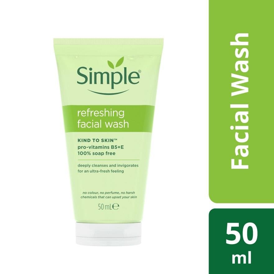 SIMPLE Kind to Skin Refreshing Facial Wash Gel 50ml