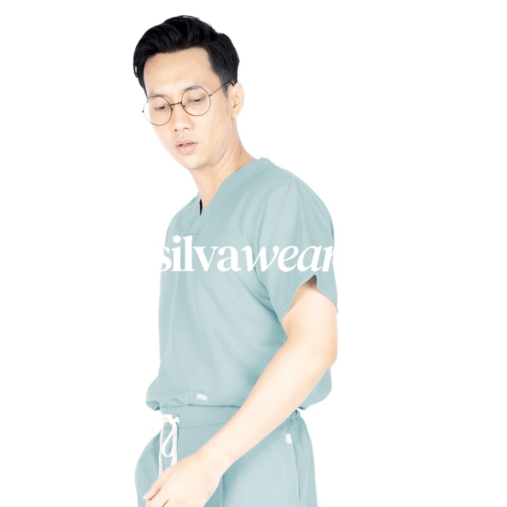 Durable Multi Doctor's Scrub/OKA OK Nurse/Doctor Short Sleeve II SILVAWEAR Clothes Only - Image 4
