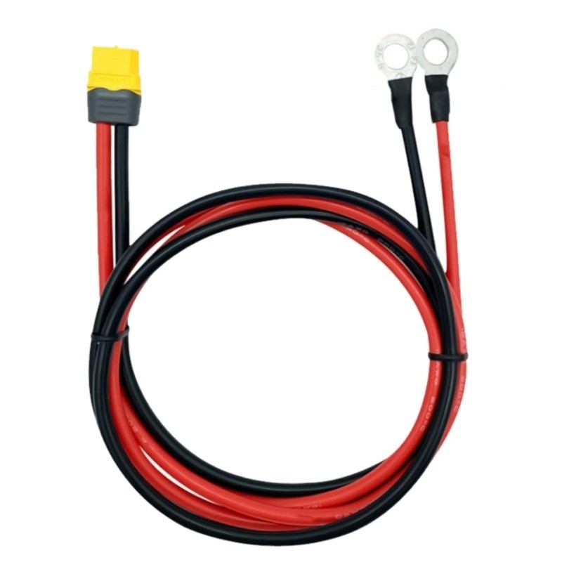 Mojito XT60 Female to O Rings Connectors Terminal Cable 10AWG Tined Copper Wire for Reliable Power Transfer in Remote Mo