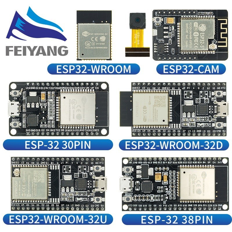 065 High quality ESP32 WiFi+ Bluetooth Ultra-Low Power Core ESP-32 ESP-32S ESP 32 Siclar ESP8266 development board
