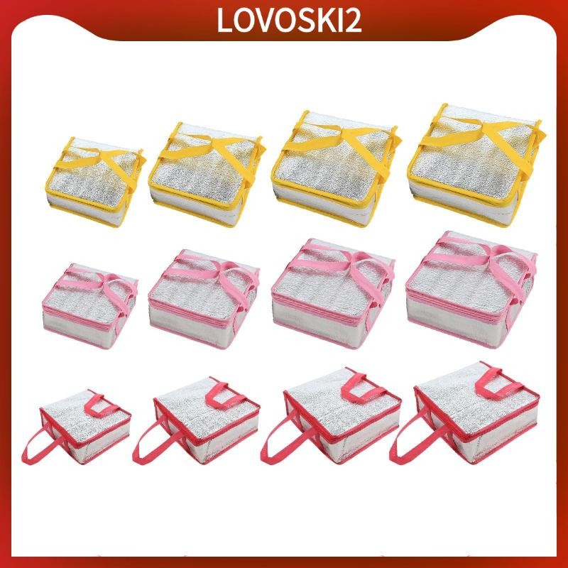 [LovoskiacMY] Food Warmer Bag Pizza Carrier Pizza Delivery Bag Insulated for Hot and Cold Food Cookouts Personal Professional Use Restaurant