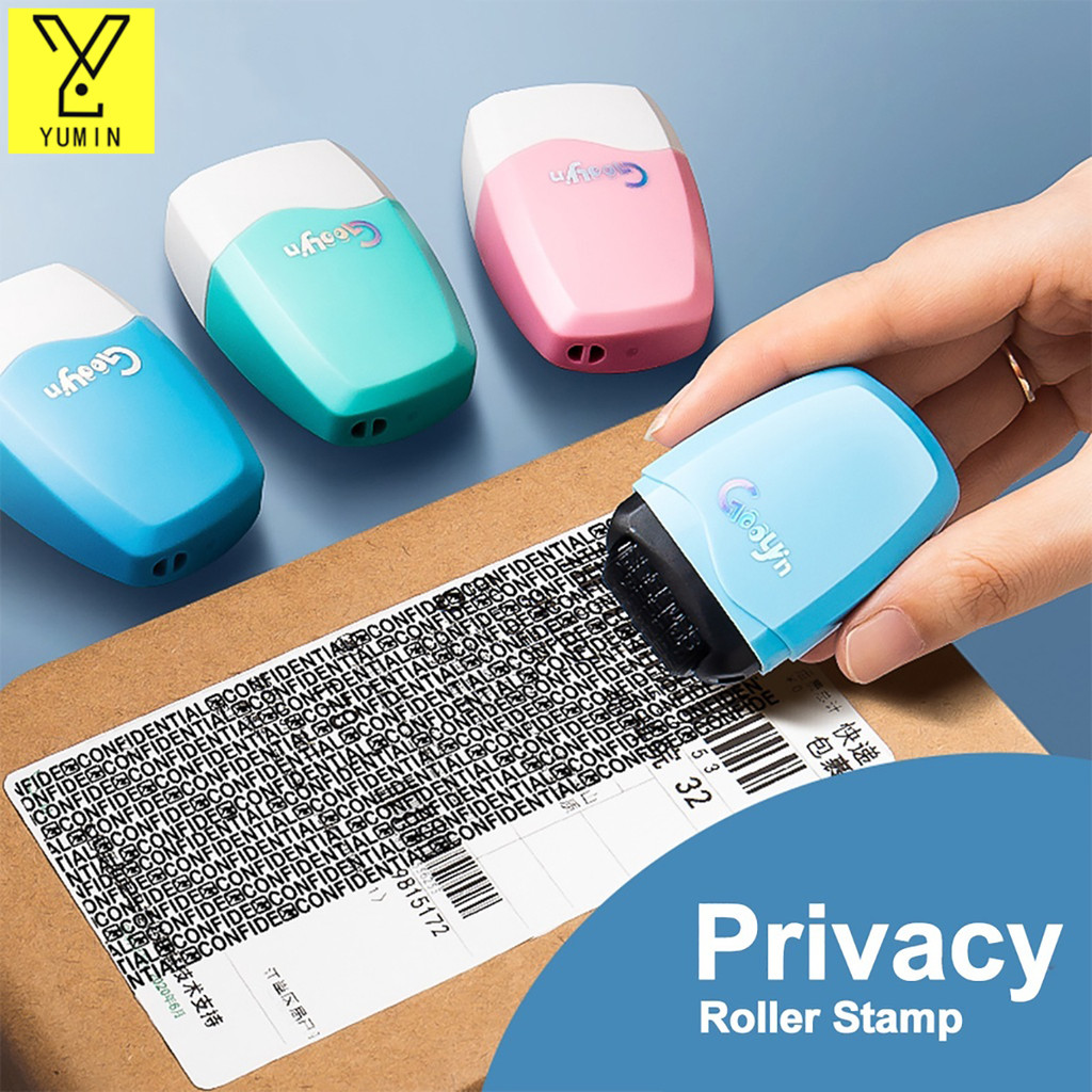 Confidential Seal Identity Theft Protection Security Chop Roller setem keselamatan 隱私 保護 印章