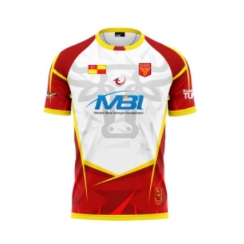 Selangor Rugby Merchandise Replica Jersey Sublimation Tshirt Microfiber Jars