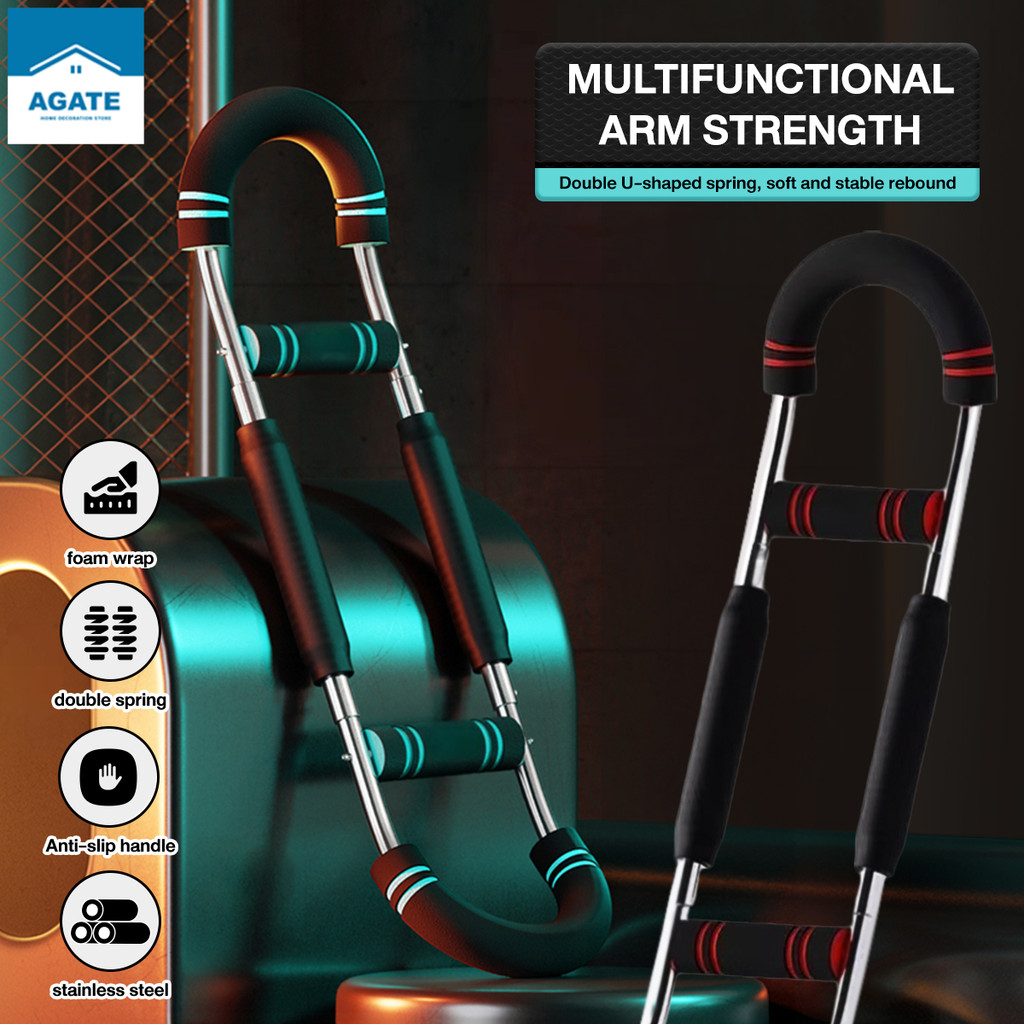 （30-50KG）Multi-function Power Twister Spring Trainer Resistance Fitness Workout For Chest / Arm / Buttock 臂力器