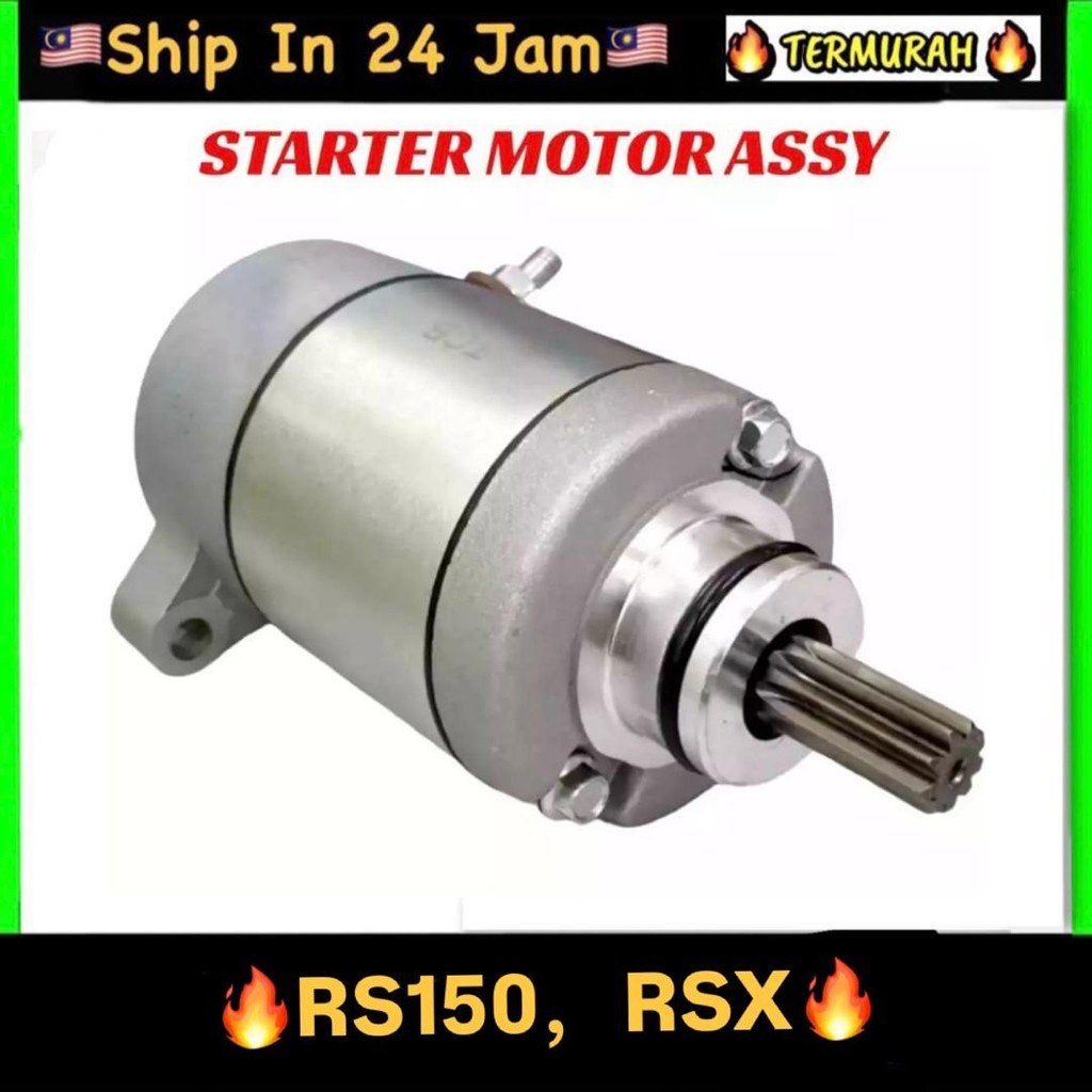 Starter Motor Assy Honda RS150R V1 V2 / RSX150 Startor Stater Stator Moto Motor Assy RSX RS-X 150 RS150 RS 150 R RS 150