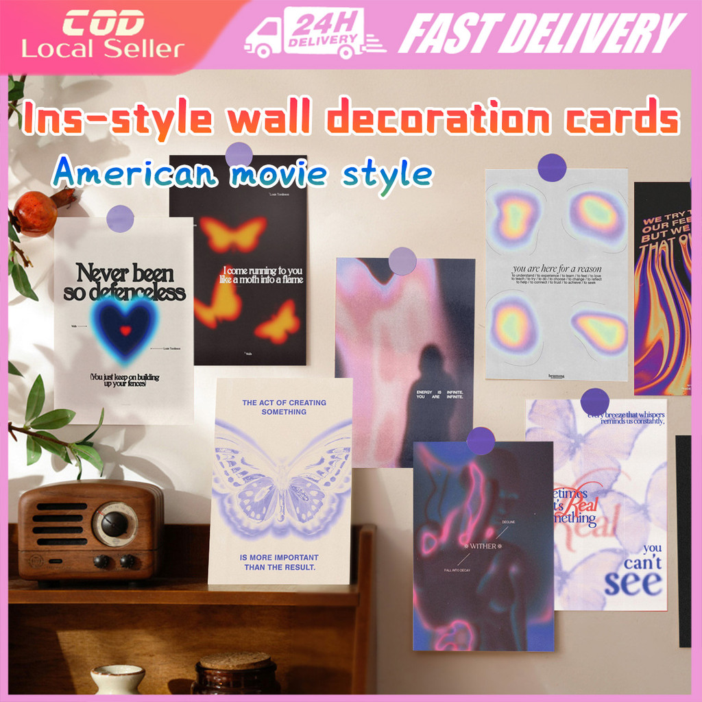 10PCS American Wall Collage Kit classic American movies poster Painting Wall Art aesthetic room decor posters