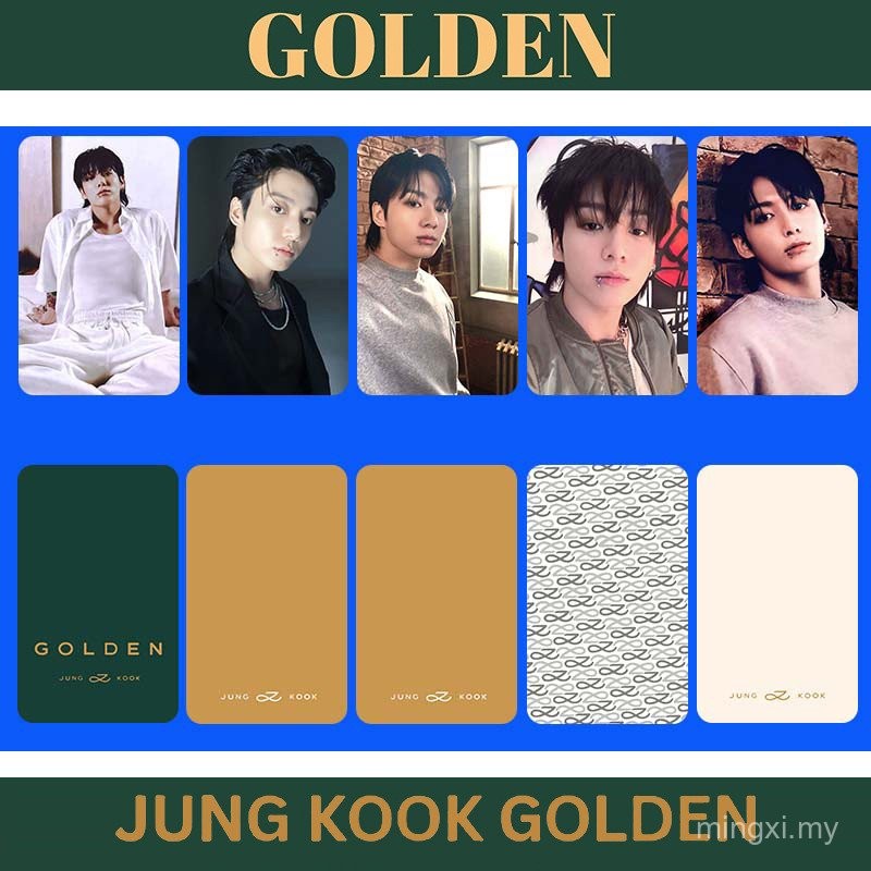 BTS JUNG KOOK Tian Jungkook GOLDEN Album SOLO Collection Photocard Merchandise RCLQ