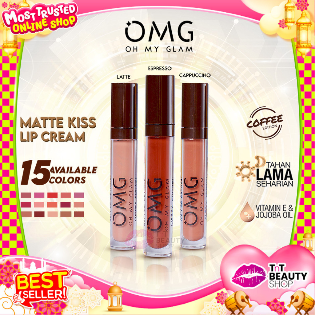 Versatile Durable OMG OH MY GLAM Matte Kis Lip Cream 3.5 gr | Tnt beauty shop - Image 2
