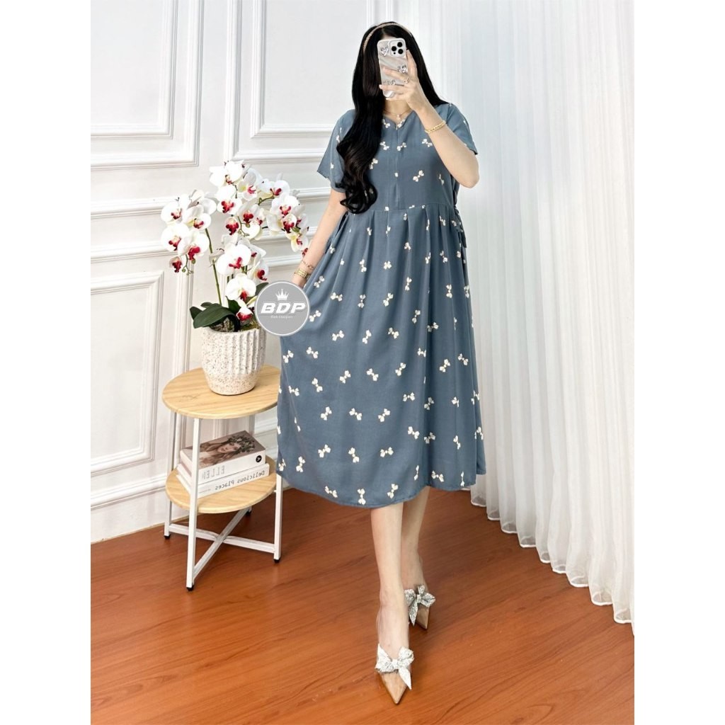 Reliable Durable Dianputri Daster Wanita Rayon Grade Busui Resleting Depan Baju Tidur Kekinian - Image 3