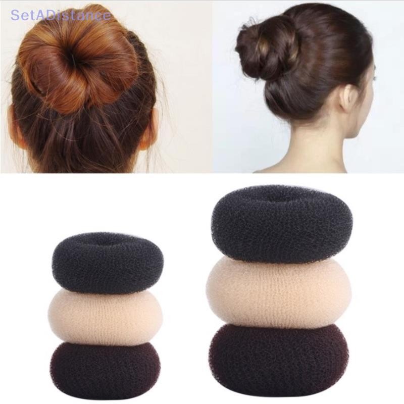 SetADistance Hair Bun Maker DIY Synthetic Twist Sponge Hair Donut Braiders Tools Good goods
