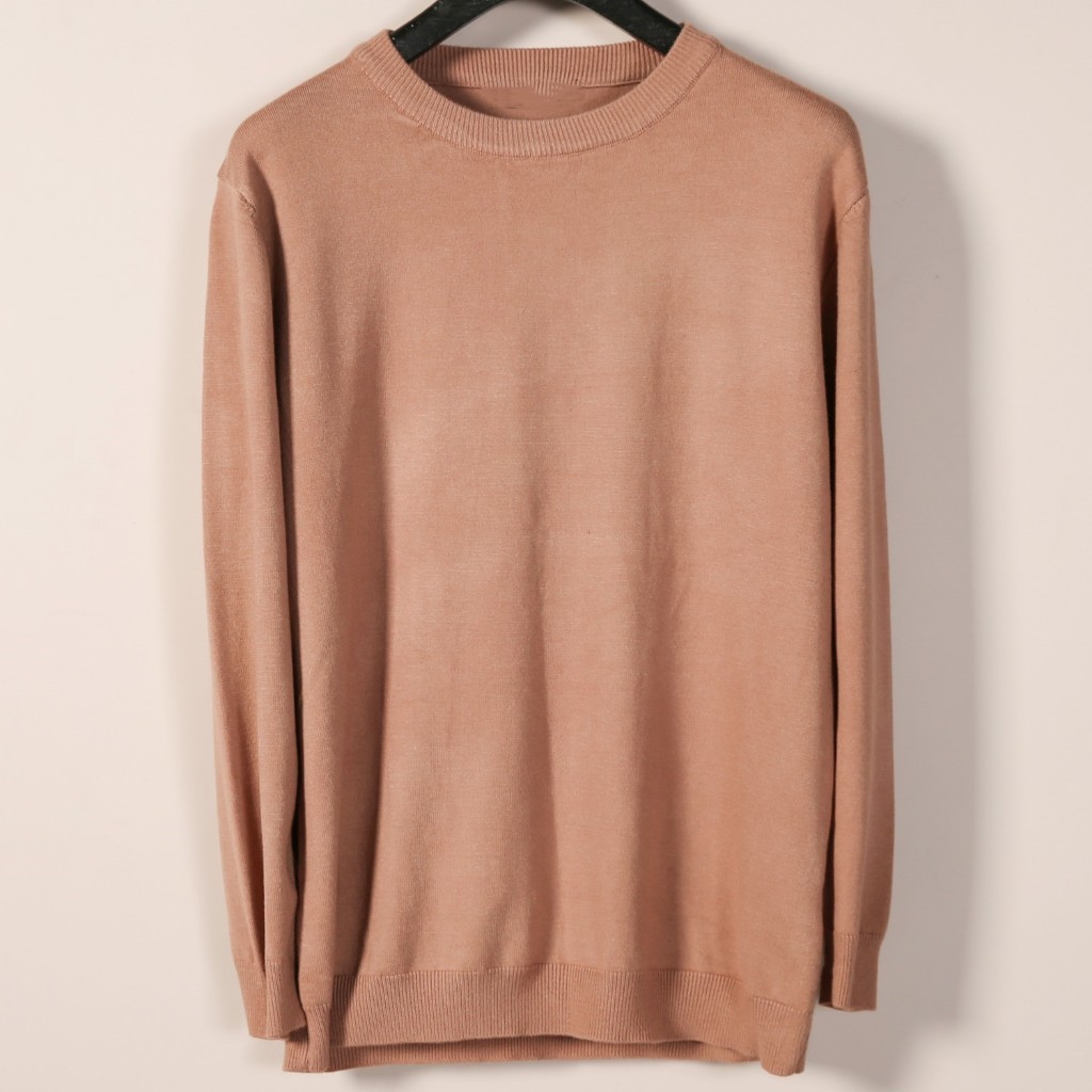 Durable Must Men's Half-High Neck Long-Sleeved Knitted Sweater Five Colors Sizes Suitable All Kinds People Fashionabl...