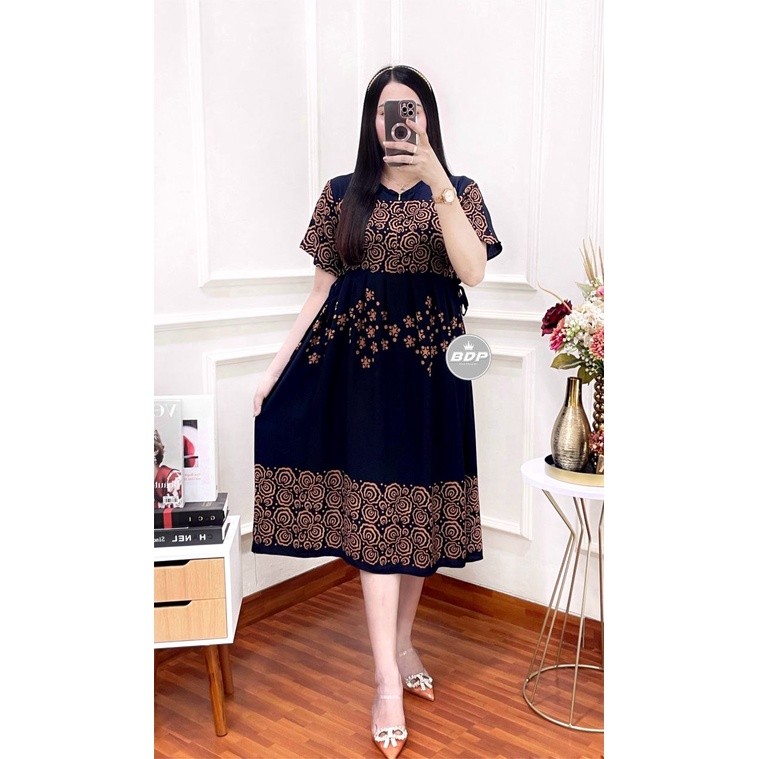 Dianputri - Daster Wanita Rayon Grade A Busui Resleting Depan Baju Tidur Daster Kekinian