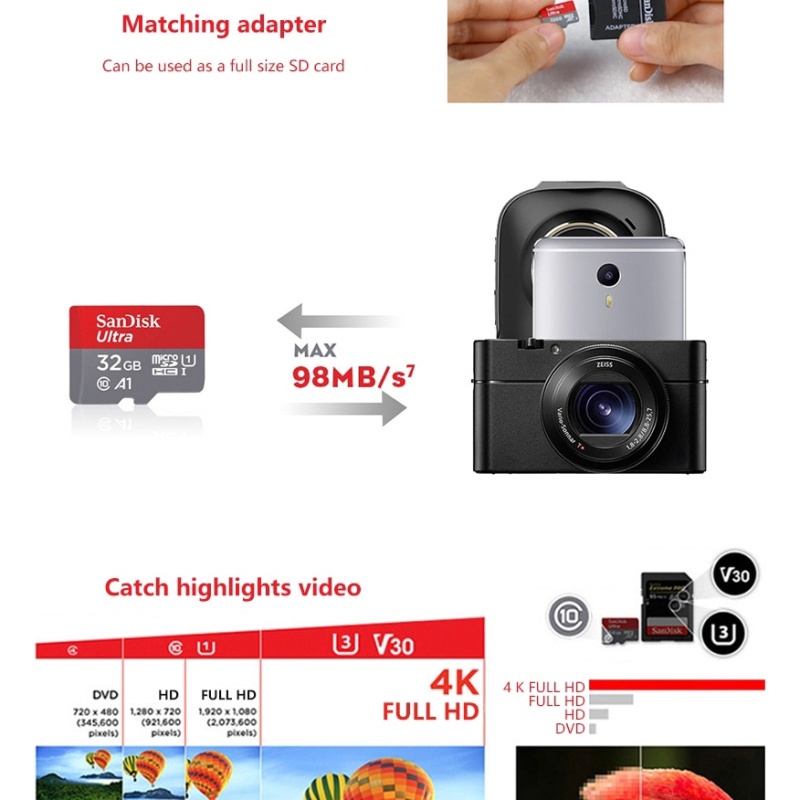 Premium Quality Memory Card Micro sd Class10 UHS-1 flash Microsd TF/SD - Image 3