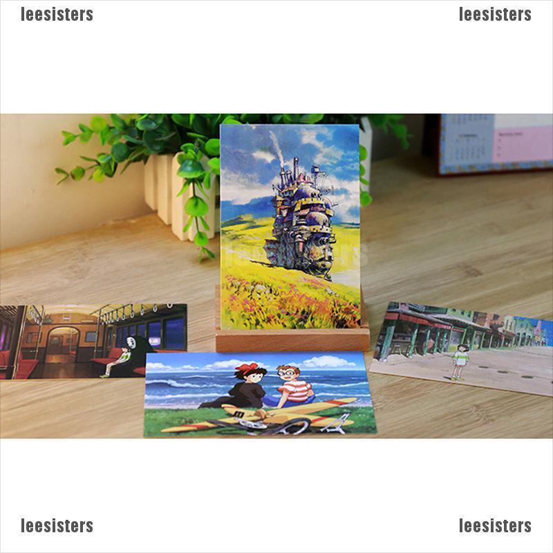Purpose Essential 30sheets/LOT Cartoons Postcard vintage Paintings Hayao Miyazaki Greeting Card Durable Quality - Image 3
