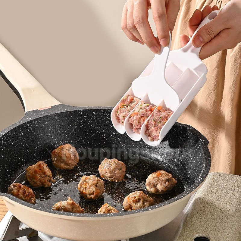 Non-stick Ball Maker Plastic Meatball Maker Convenient Meat Ball Mold Homemade Lean Meatball Tool Home Fish Beaf Rice Ball Set Kitchen Tool