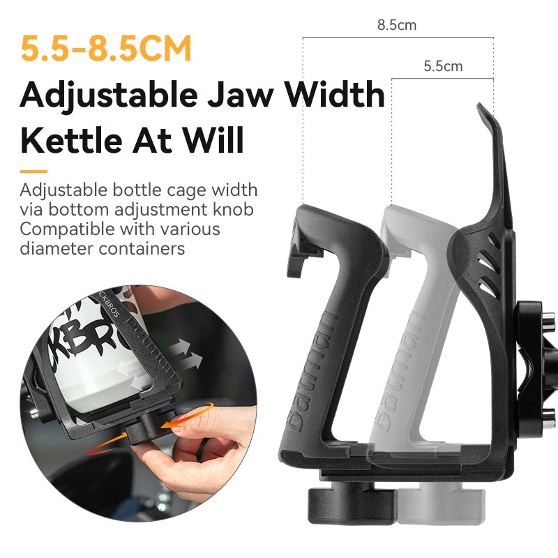 Essential Have Rockbros Motorcycle Water Bottle Holder Adjustable Clamp Purpose Durable - Image 3