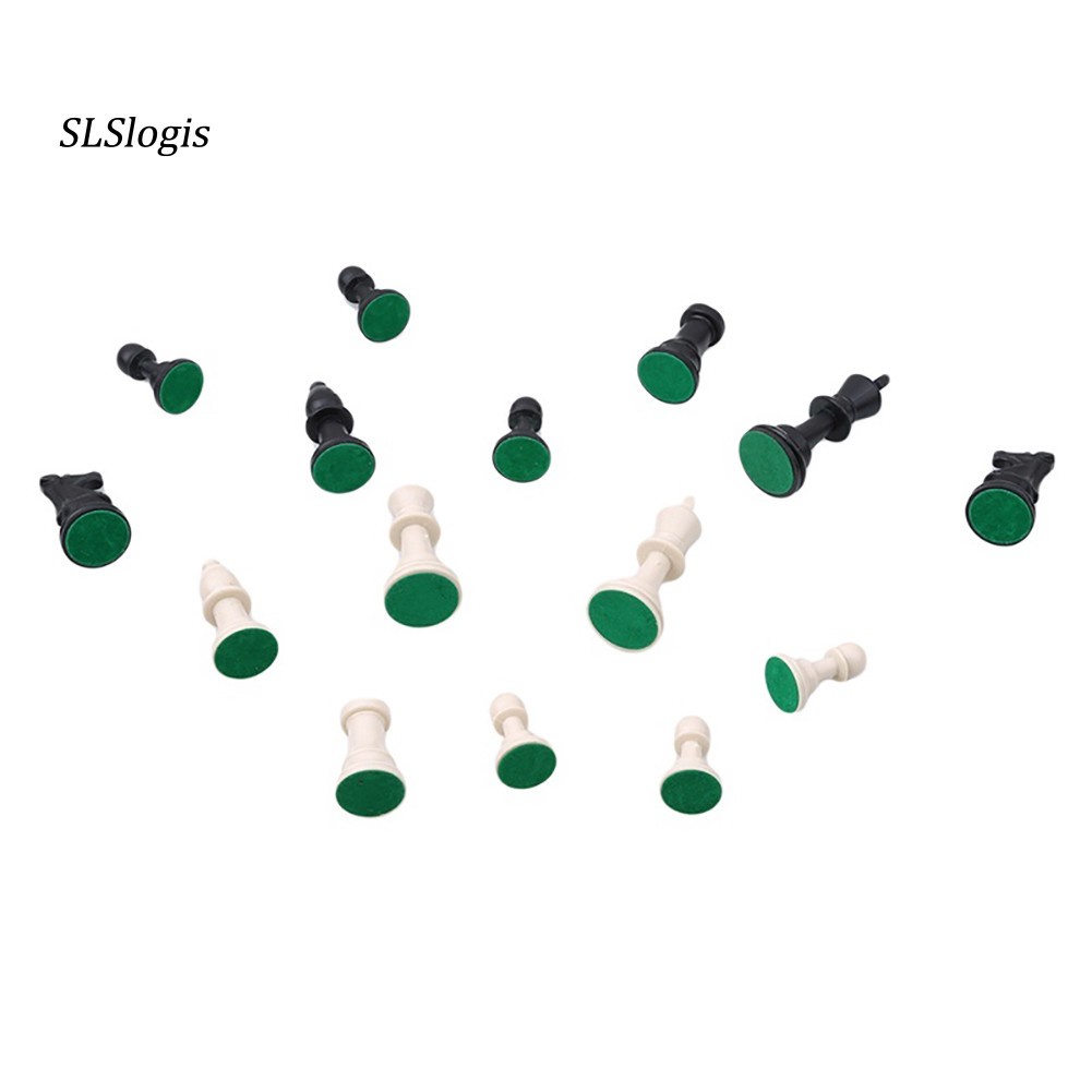 Have Premium SLS 32Pcs/Set Black & White Plastic Medieval Chess Pieces Game Chessmen 65/75/95mm Multi Purpose - Image 4