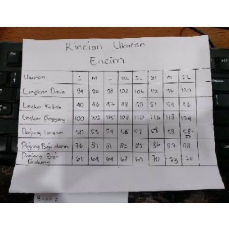 Multi Premium Kebaya Black HITAM Embroidery Size Up XXXXXL Durable Must - Image 2