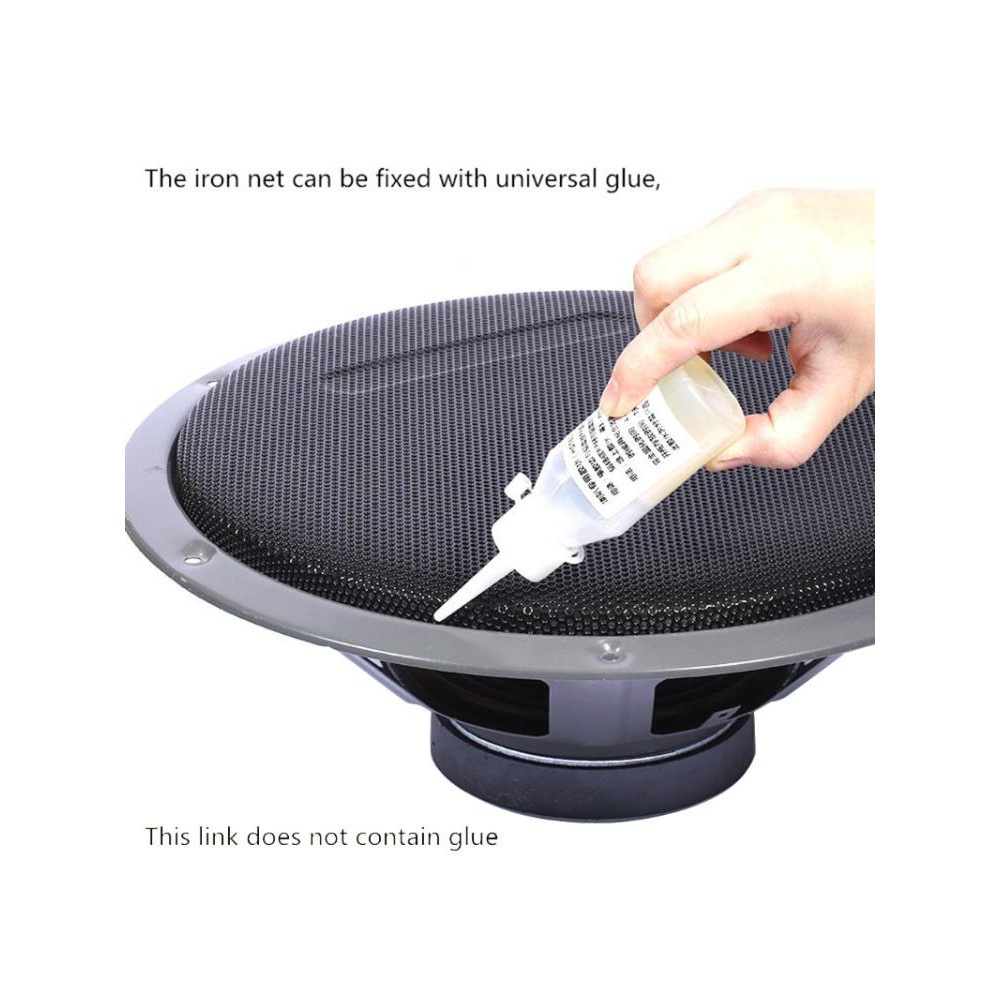 Versatile Must <ARZ> 2Pcs Speaker Conversion Net Cover Car Audio Decorative Circle Metal Mesh Grille Reliable Multi - Image 2