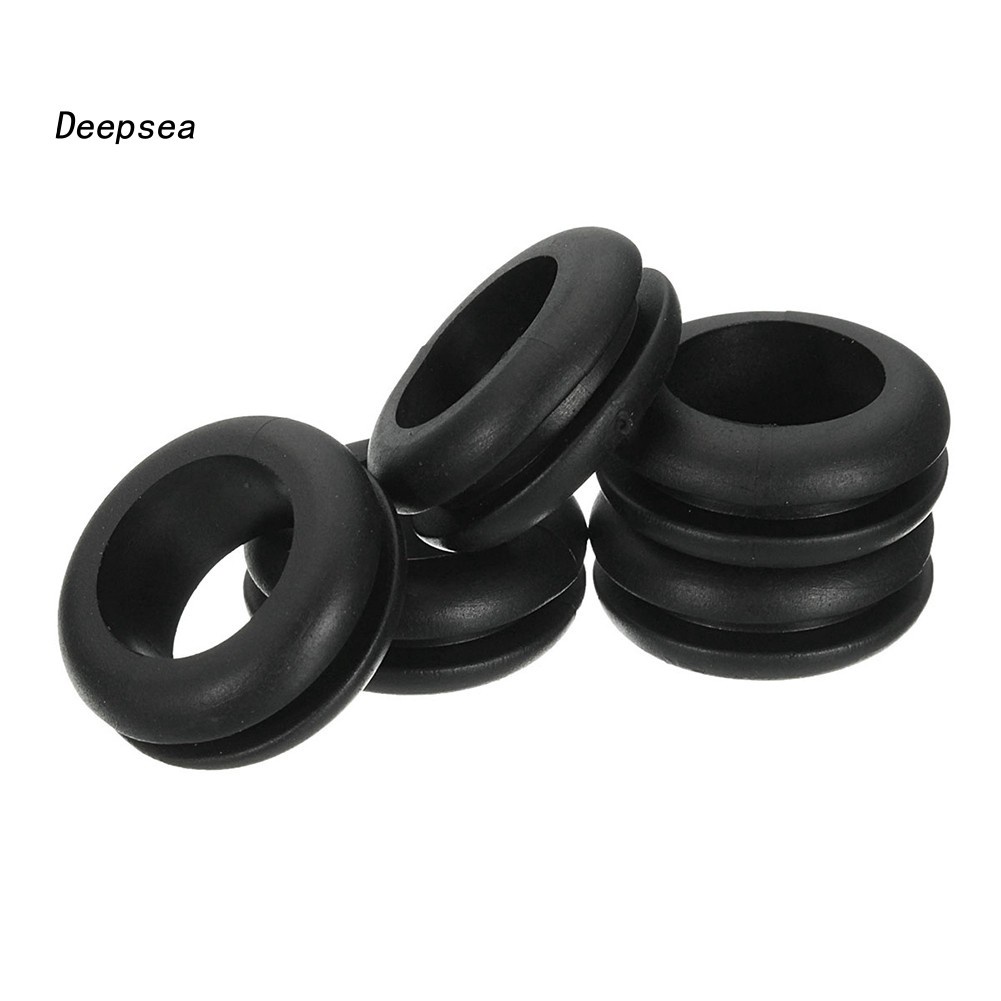 Premium Have <PT>180Pcs Black Rubber Washer Seals Grommets Assortment Set Wiring Cable Gasket Kit - Image 2