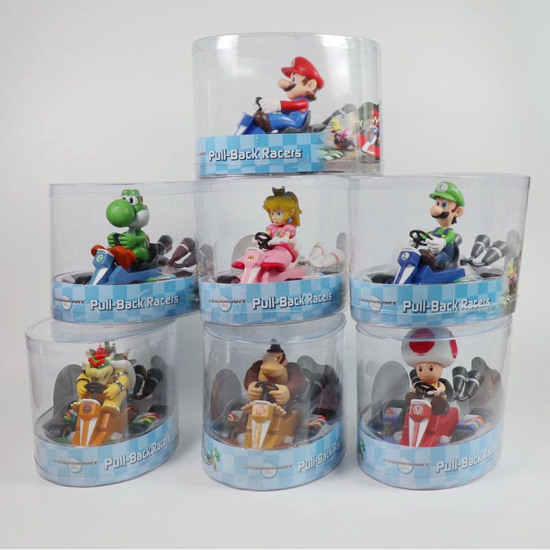 Must Durable Ready StocKSuper Mario Kart Princess Peach Pull Back Figure Car PVC Toy Collection Gifts Kids - Image 3