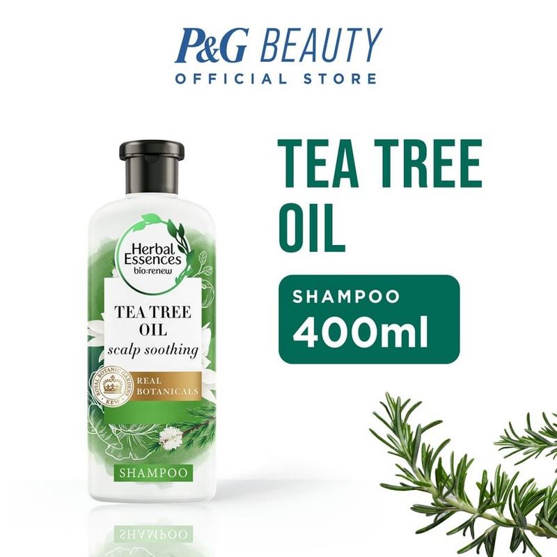 HERBAL ESSENCES SHAMPOO- TEA TREE OIL 400ML