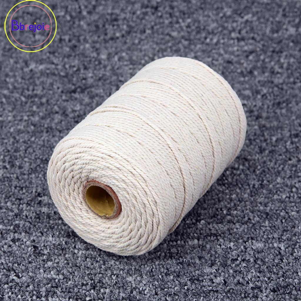 Must Multi 200m 1mm/2mm Beige Cotton Rope Twisted Cord Beading Macrame Knitting Craft Durable - Image 3