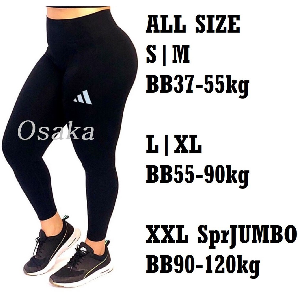 Essential Multi Leggings Highwaist Looks Slimmer SIZE S JUMBO Pants HIGH waist Women BIG QUALITY Purpose Premium - Image 4