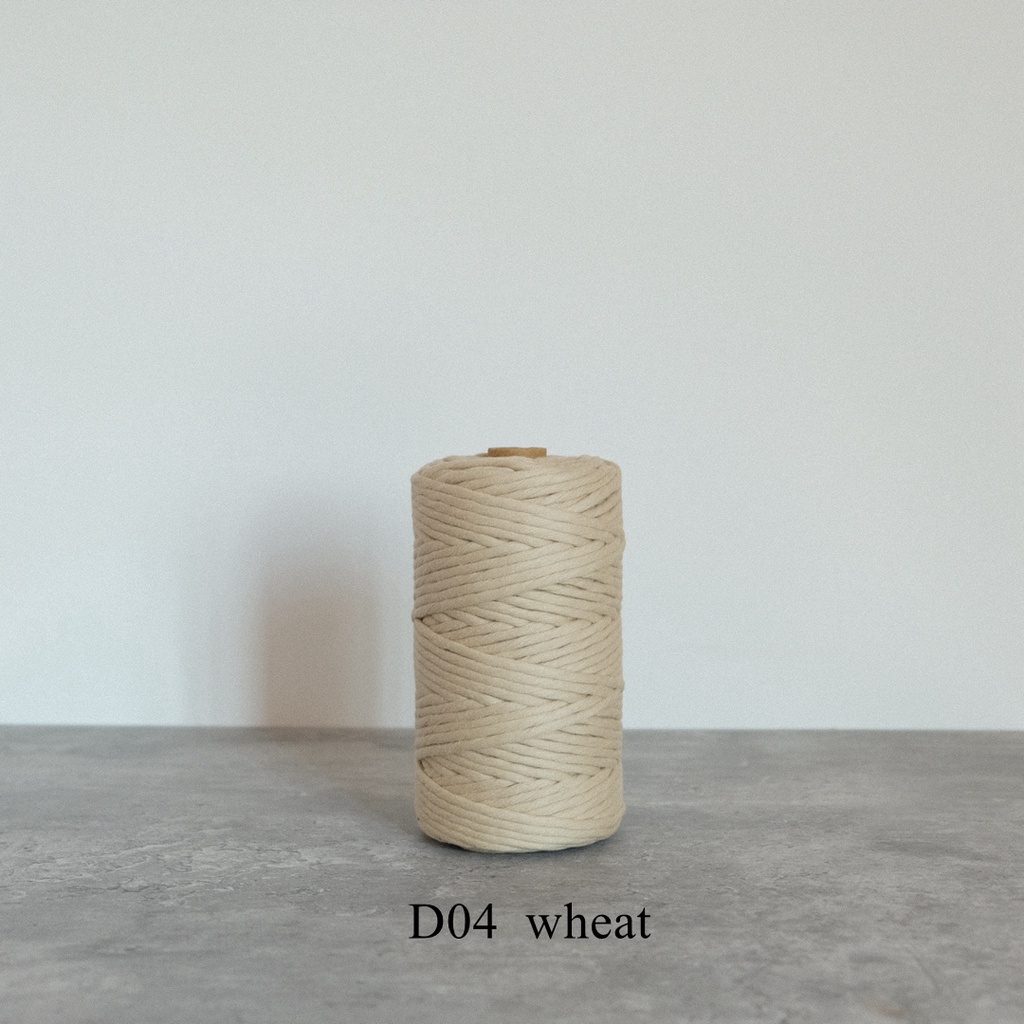 Purpose Premium 41 colors ! Ropemate 3MM 4mm single strand twisted 3 strands macrame cord braided cored cotton rope-1... - Image 5